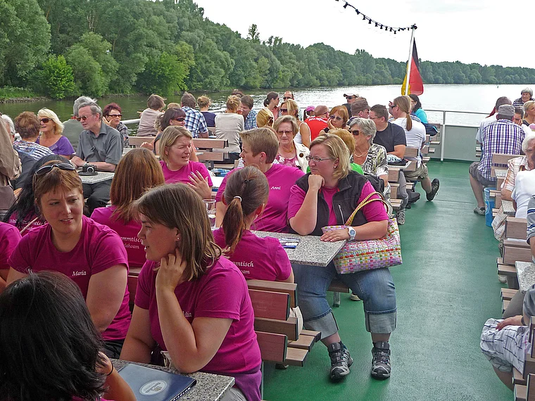 Schiff Regensburg Außendeck