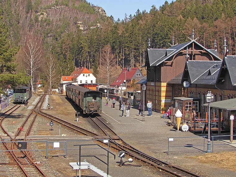 Oybin Zittauer Gebirge Bahnhof