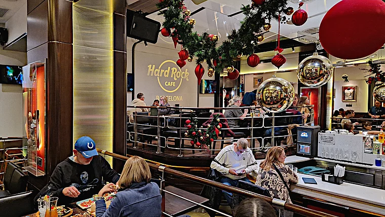 Hard Rock Cafe Barcelona innen