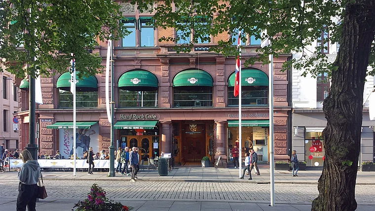Hard Rock Cafe Oslo außen