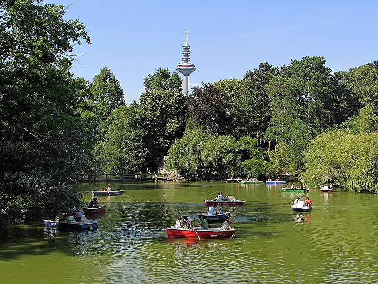 Frankfurt Palmengarten Bootsweiher