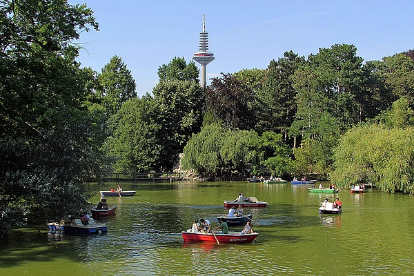 Frankfurt Palmengarten Bootsweiher