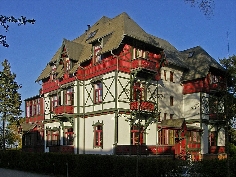 Usedom Heringsdorf rote Villa