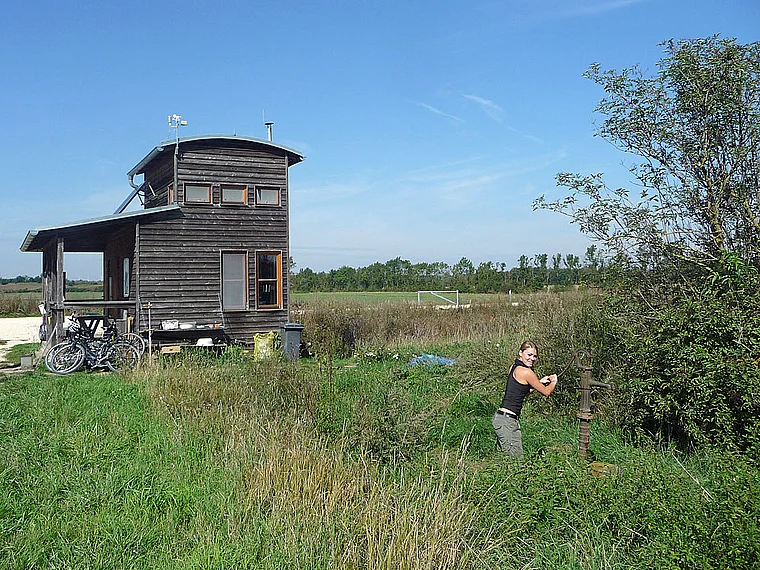 Weinviertel Hohenau Vogelberingungsstation außen