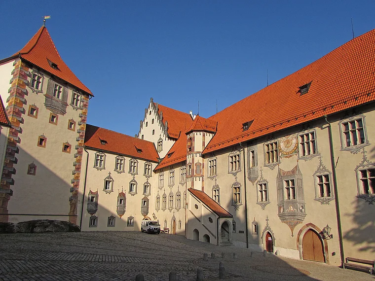 Füssen Hohes Schloss Innenhof