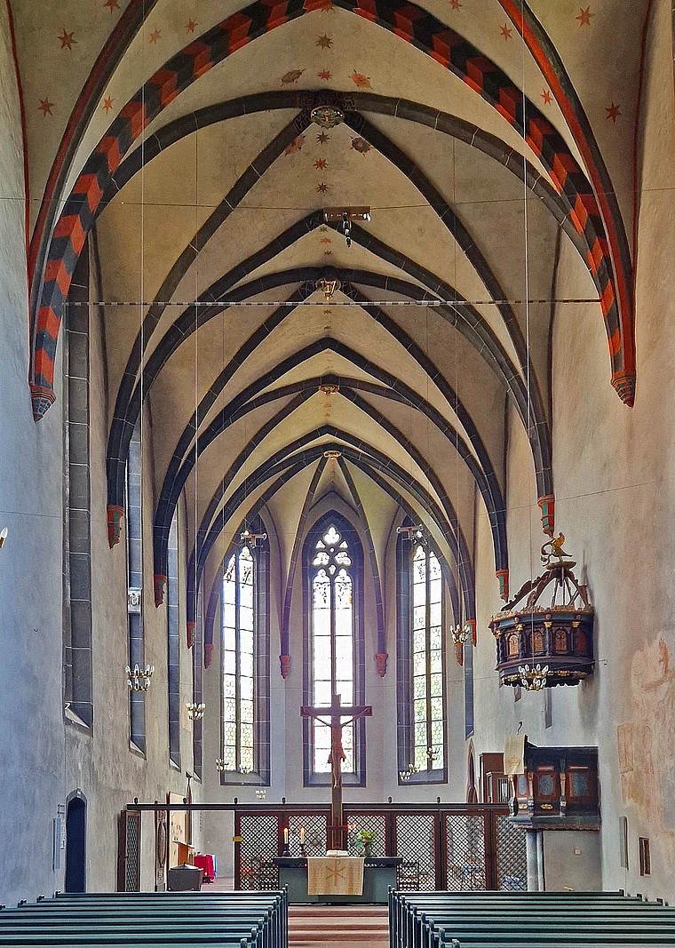 Alsfeld Dreifaltigkeitskirche Innenaufnahme