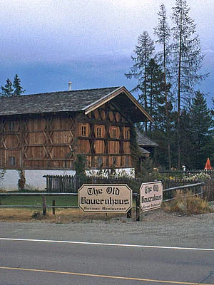British Columbia Kimberley The Old Bauernhaus außen
