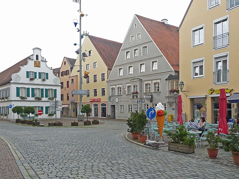 Aichach Marktplatz