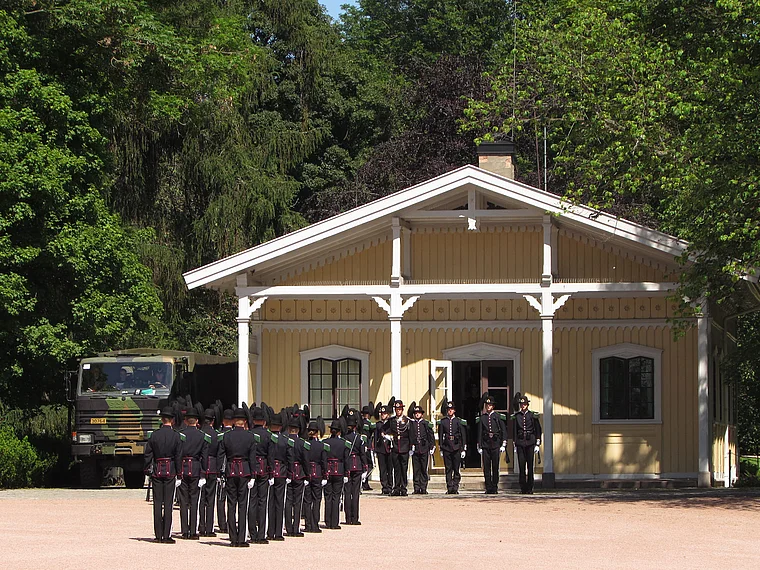 Oslo Schloss Wachablösung