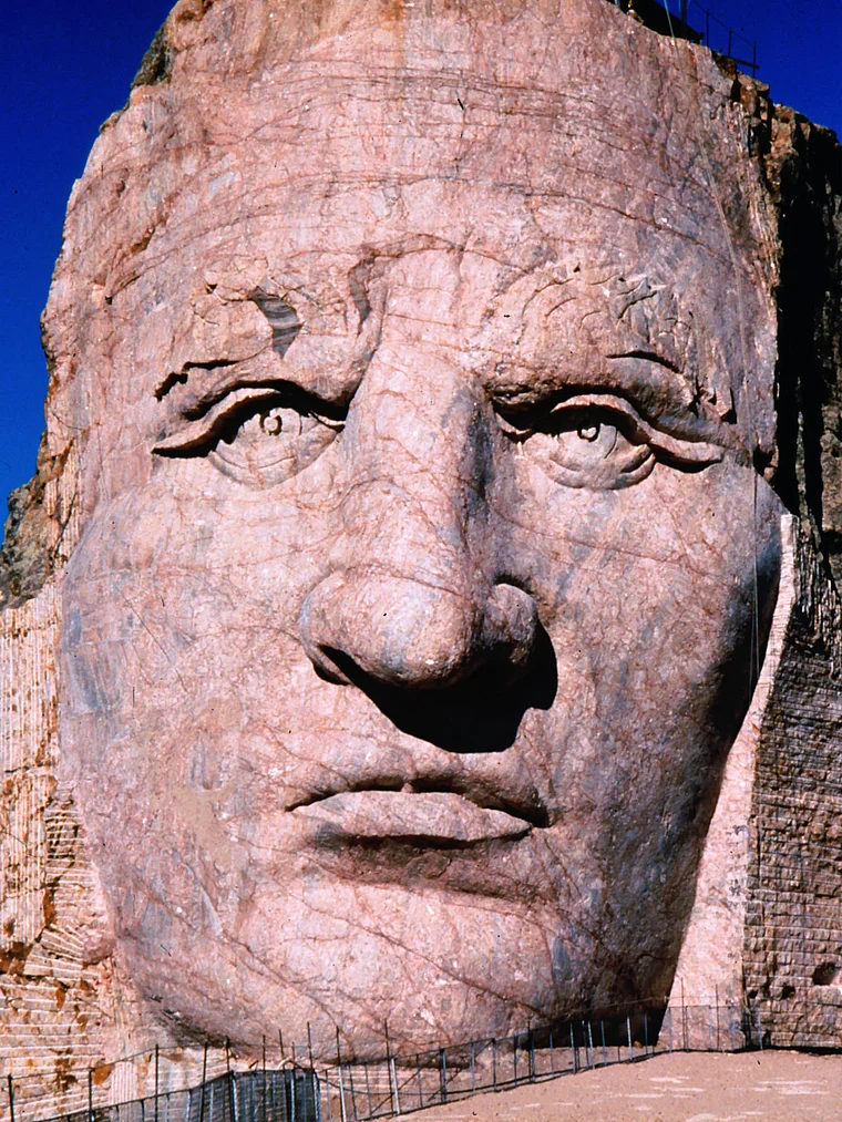 Crazy Horse Memorial South Dakota Nahaufnahme