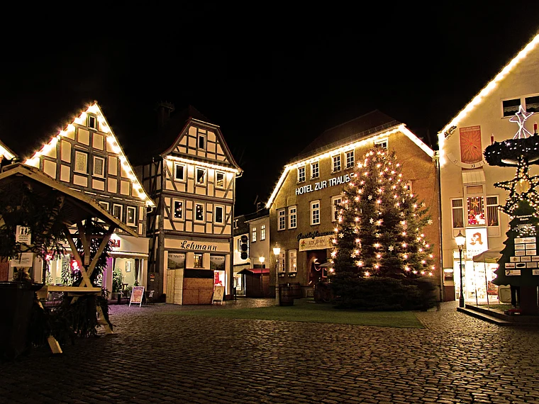 Nidda Marktplatz Advent