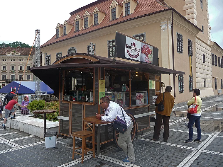 Rumänien Brasov Kronwurst