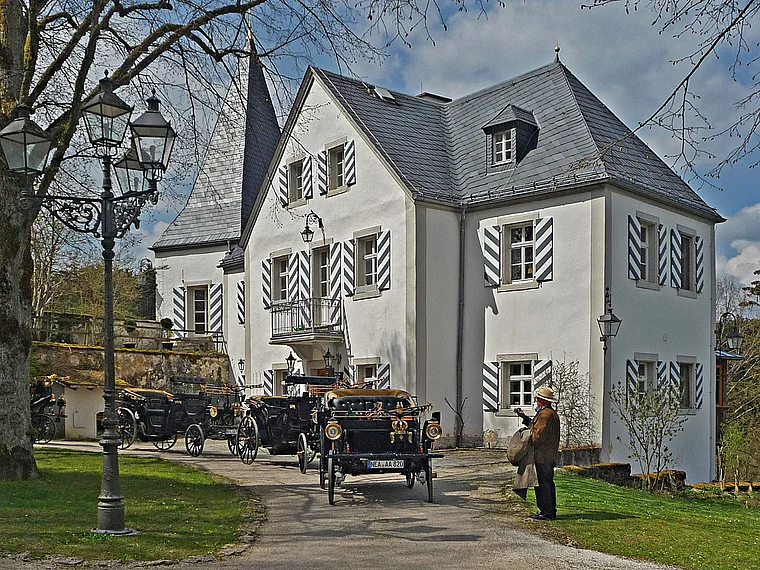 Fränkische Schweiz Schloss Kühlenfels mit 3 Aaglandern