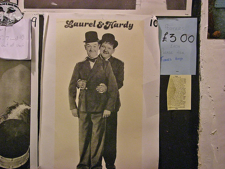 Lake District Ulverston Laurel & Hardy Museum Poster