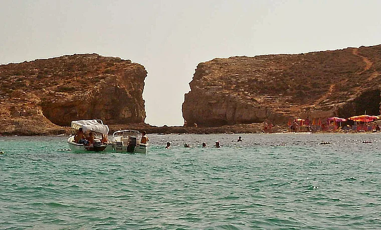 Malta Boote vor Cominotto