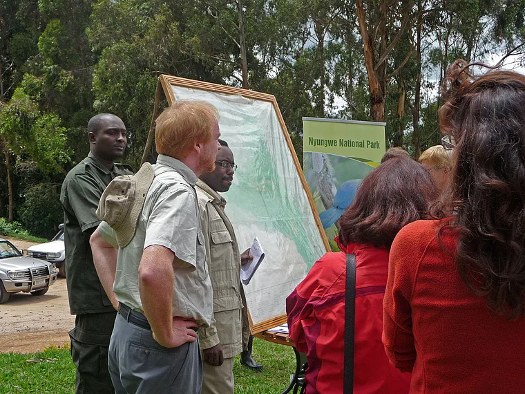 Ruanda Nyungwe National Park Besuchergruppe