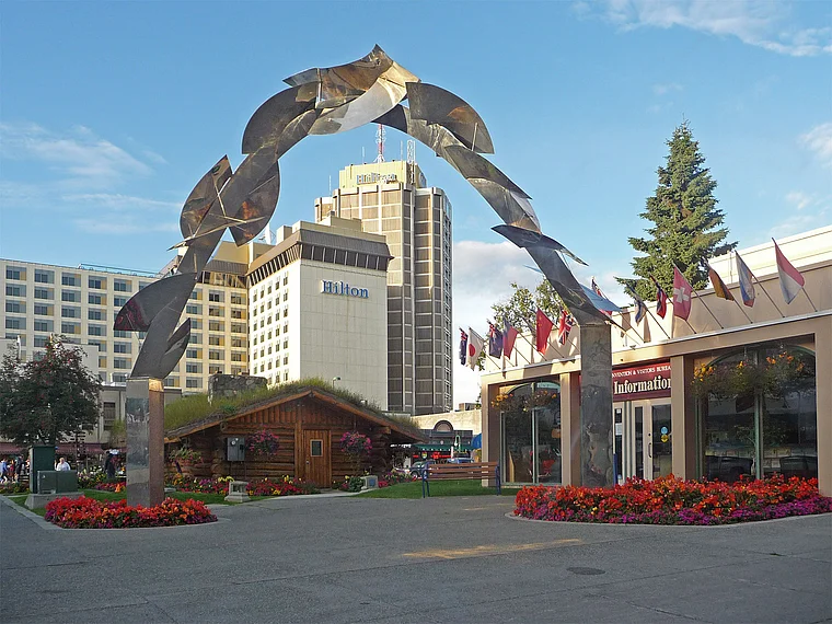 Alaska Anchorage Visitor Center außen