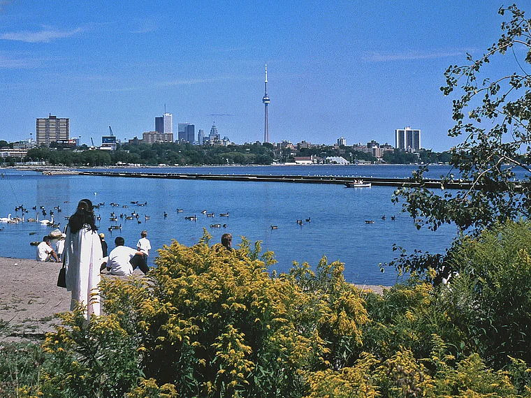 Toronto Humber Bay Park Aussicht auf Skyline