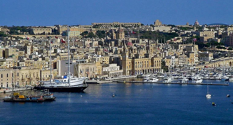 Malta Valletta Yachthafen