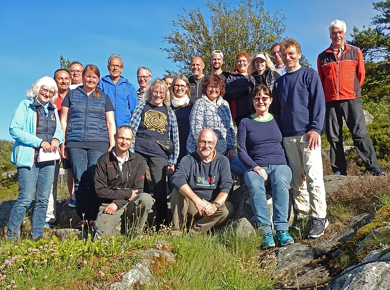 Skottevik Feriesenter Bildungsurlaub Gruppenbild