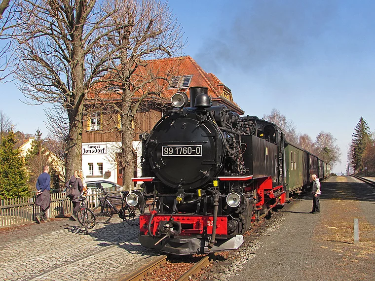 Jonsdorf Zittauer Gebirge Bahnhof Schmalspurbahn