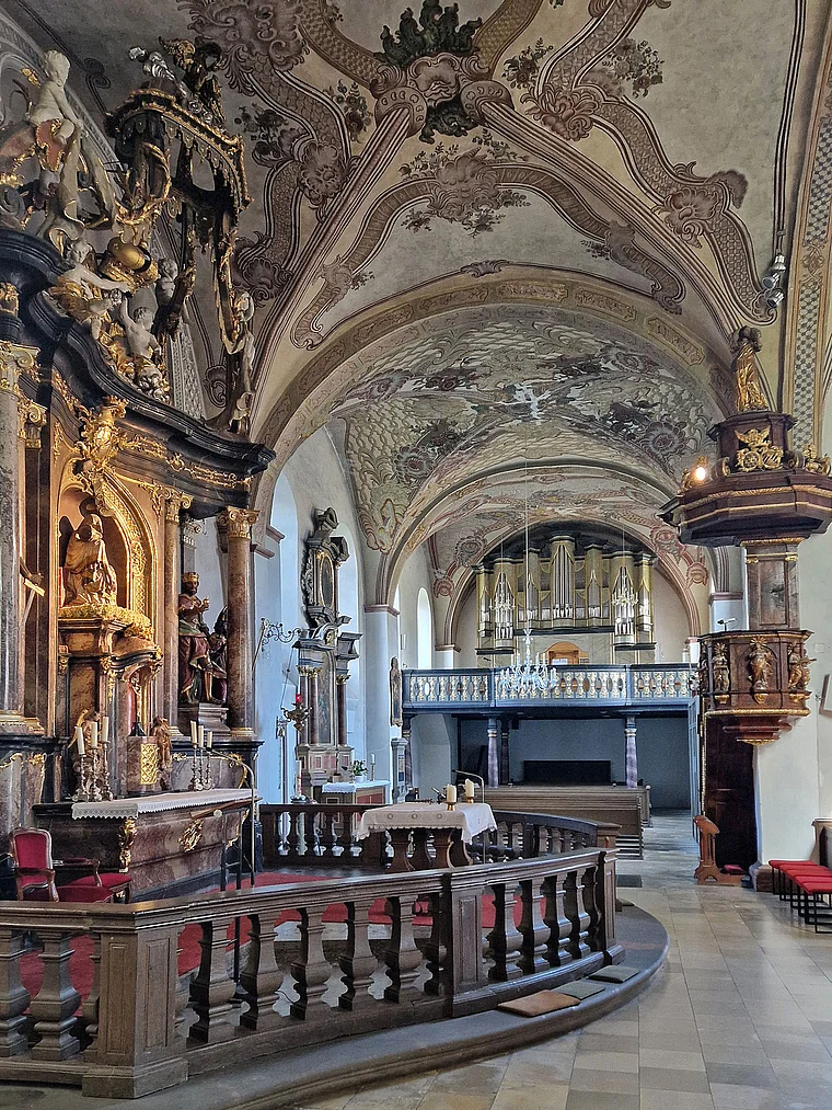 Dieburg Gnadenkapelle Querschiff Orgel