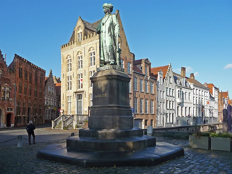 Brügge Denkmal Van Eyck