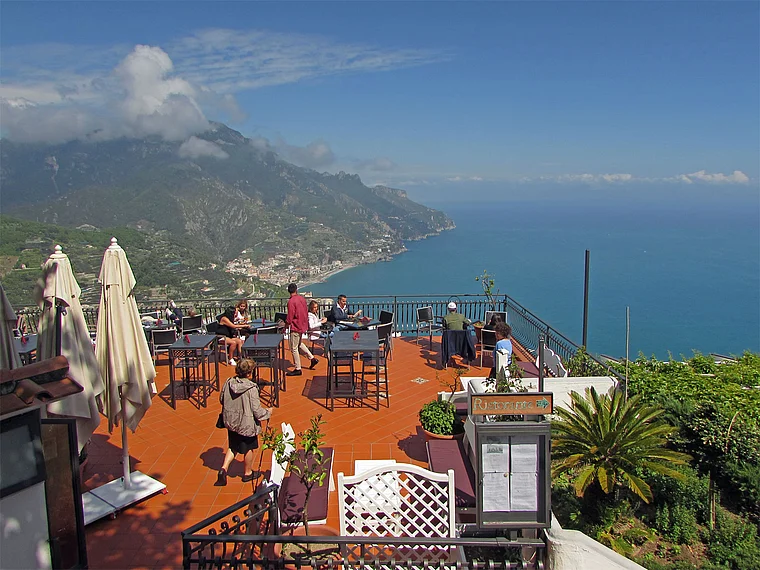 Ravello Amalfi-Küste Blick auf Meer
