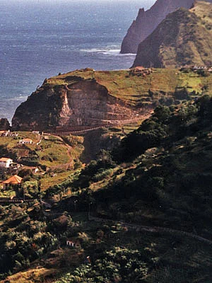 Madeira Küstenlandschaft bei Faial