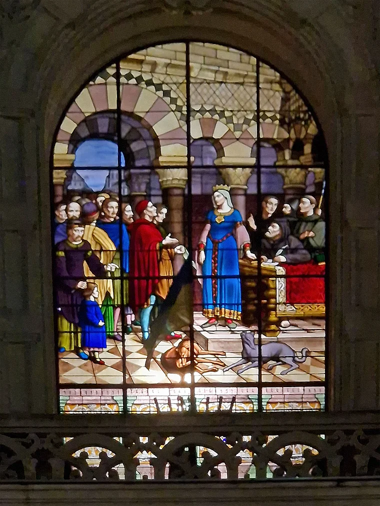 Poitiers Rathaus Buntglasfenster