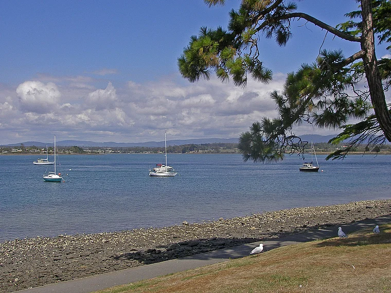 Tasmanien Port Sorell Segelboote