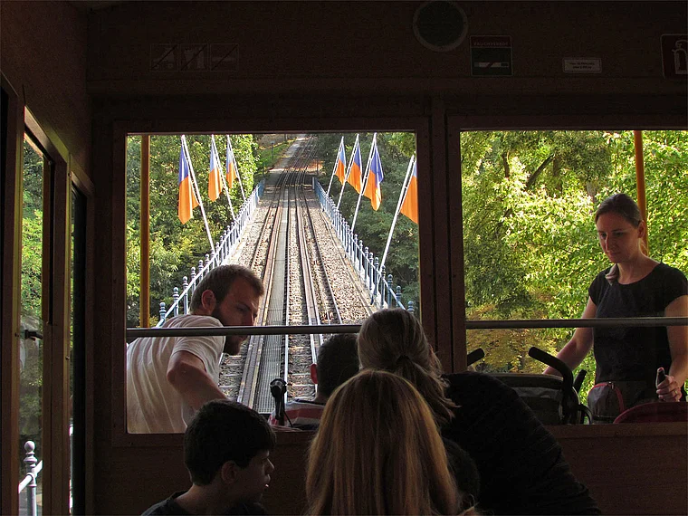 Wiesbaden Nerobergbahn Innenaufnahme