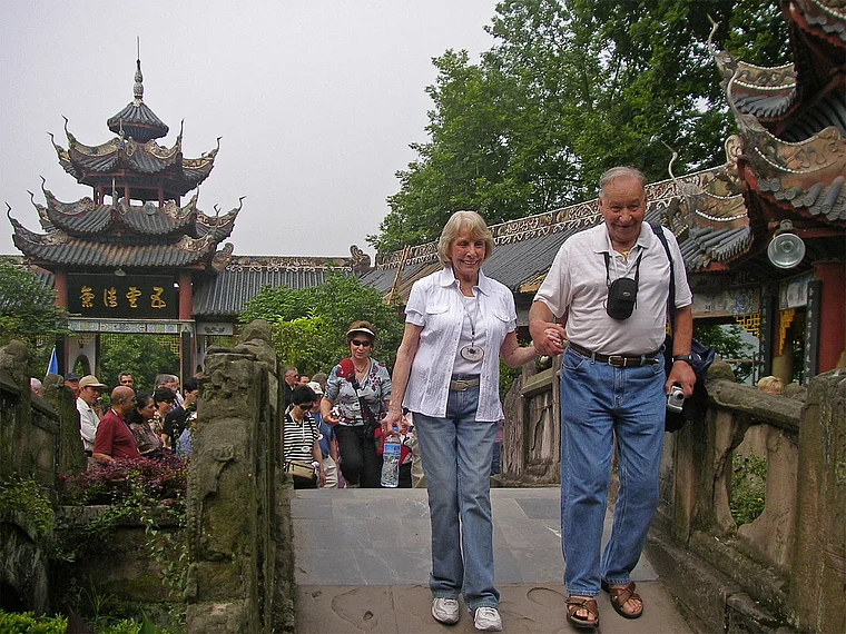 Fengdu Tempel Gewissensprüfung Brücke