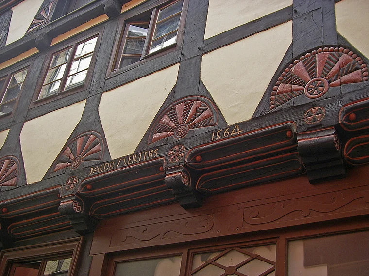 Quedlinburg Palmetten nah
