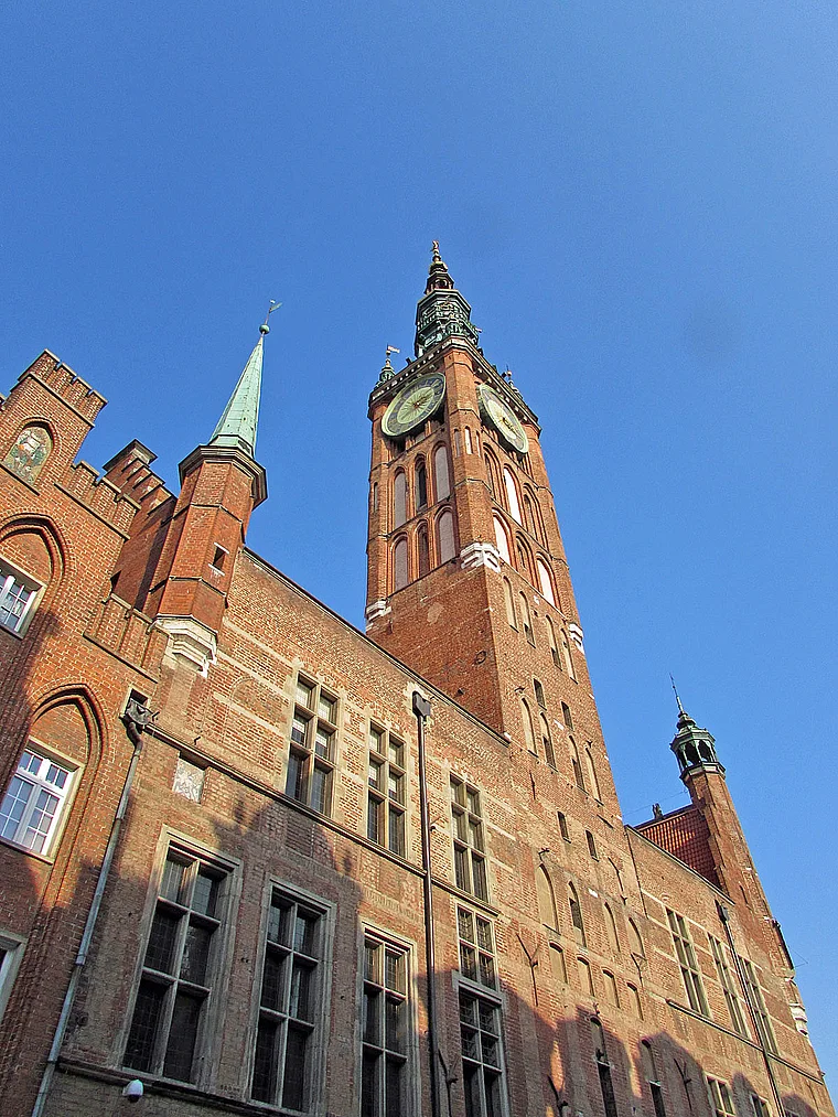 Danzig Rathaus Fassade