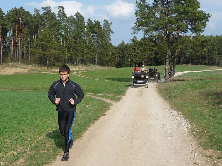 Fränkische Schweiz Aaglander und Jogger