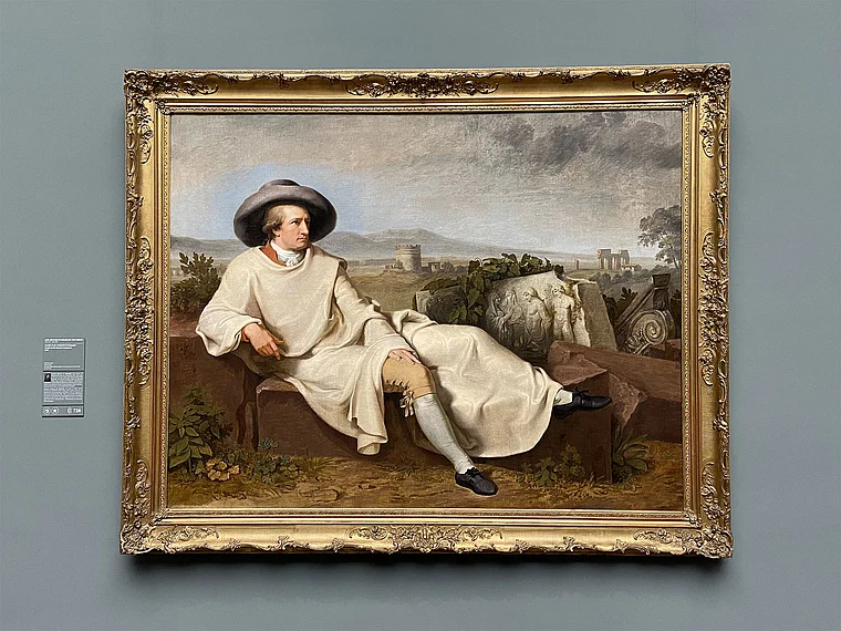 Gemälde Goethe in der Campagna