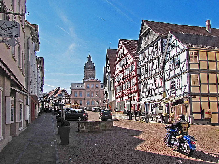 Bad Wildungen Brunnenstraße Fachwerk
