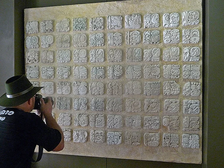 Mexiko Palenque Maya Kalender