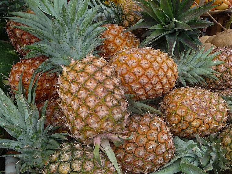 Mexiko Markt Ananas