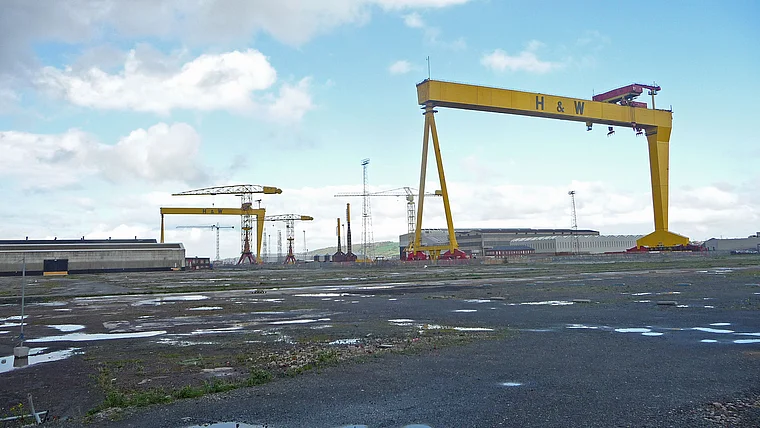 Belfast Harland & Wolff Verladekräne
